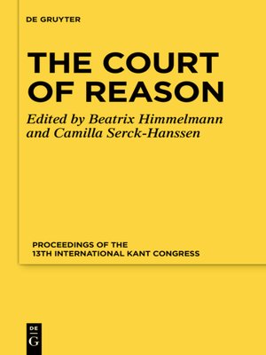 cover image of The Court of Reason